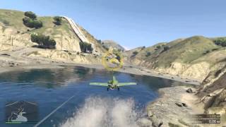 "бреющий полёт"-золотая медаль. Лётная школа сан-андреаса. GTA 5/V ONLINE