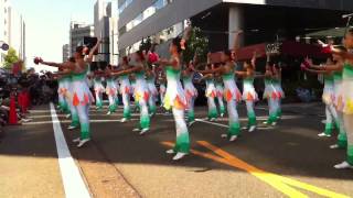 遊学館高校バトントワリング演技 in むさし山海まつり2010