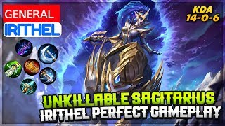 Unkillable Sagitarius, Irithel Perfect Gameplay [ ɢᴇɴᴇʀᴀʟ Irithel ] Mobile Legends