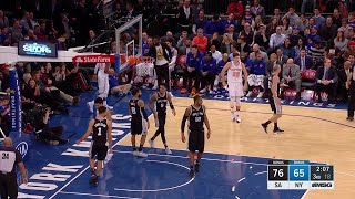3rd Quarter, One Box Video: New York Knicks vs. San Antonio Spurs