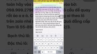 Soi cầu 8688 ĐẲNG CẤP CHỐT SỐ ngày 27/9/2019 chúc mừng a e nổ BTL 89 và đề chạm 5, tam lô 55/89/98