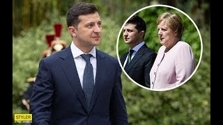 Меркель затрясло рядом с Зеленским