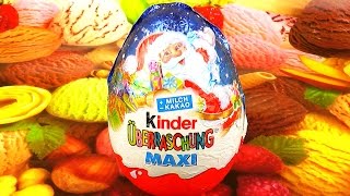 Kinder MAXI Snoopy Peanuts Movie Christmas Santa Claus Surprise Eggs