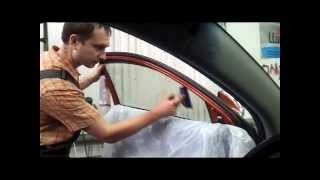 ТОНИРОВКА КИА СПОРТЭЙДЖ 2011. Crystalline 90 3М + LLumar 20