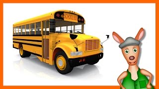 SCHOOL BUS: Bus videos for children. Kids Videos. Preschool & Kindergarten learning.