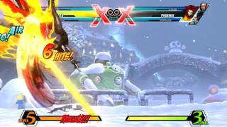 Ultimate Marvel vs Capcom 3 Laura/ X-23 Gameplay PC STEAM NVIDIA GT 740M