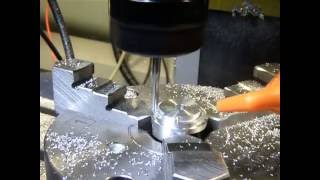 Proxxon FF500 CNC. Фрезеровка миниатюрной круглой детали.