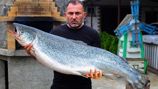 SALMON BAKED in SALT.