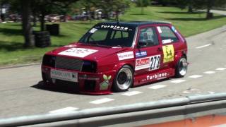 The best VW at Hillclimb Reitnau - nice Sounds of Golf GTI MK1 Scirocco Polo Volkswagen and Audi 50