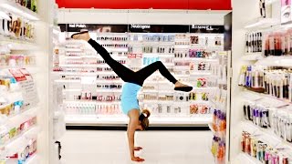 DOING GYMNASTICS IN PUBLIC!