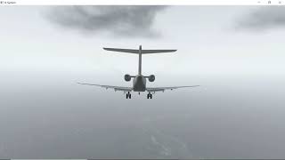 X-Plane 11.25 b1 - Pilatus PC24 Landing ILS on SBPA (Porto Alegre). Low visibility.