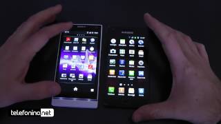 Sony Xperia s vs samsung galaxy s2 da Telefonino.net