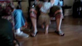 Micah's first steps