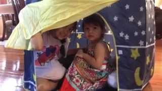 Battop Blue Castle Play Tents playhouse tent