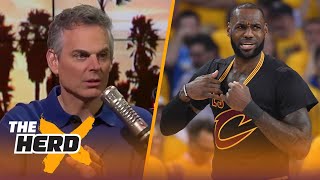 Colin Cowherd on how LeBron could change the Warriors, Kawhi's shortcomings as a leader | THE HERD