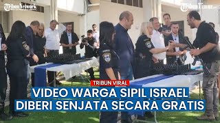 Menteri Keamanan Nasional Israel Bagikan Senapan Serbu Kepada Pemukim Ilegal Israel
