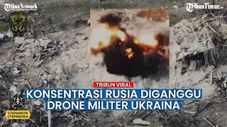Konsentrasi Rusia Porak-poranda Diledakkan Drone Prajurit Giffon 501!
