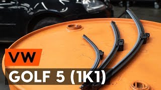 Как заменить щётки стеклоочистителя на VW GOLF 5 (1K1) [ВИДЕОУРОК AUTODOC]
