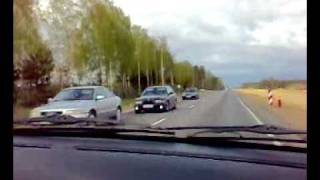 Огромнейшая пробка на трассе Минск - Могилев