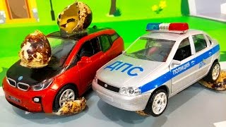 Мультики про полицейские машинки. Полиция - Опасная Погоня в ЛЕГО городе. Мультфильмы для детей 2017