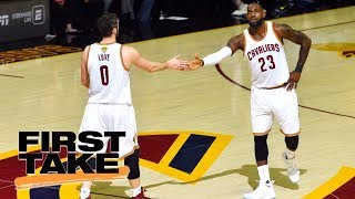 Stephen A. Smith reacts to LeBron James telling Kevin Love about position change | First Take | ESPN