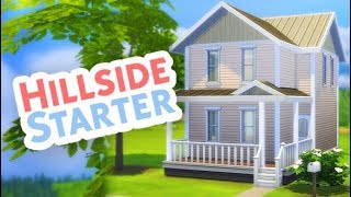 BELOW 18K! HILLSIDE STARTER FAMILY HOME! | THE SIMS 4 // SPEEDBUILD