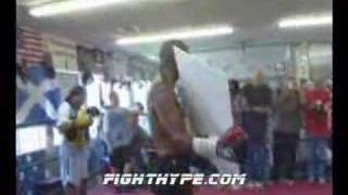 BERNARD HOPKINS OPEN MEDIA WORKOUT PT. 1