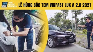 Lê Hùng BÓC TEM xe Vinfast Lux A 2.0 2021 - Chiếc xe NGON trong tầm giá