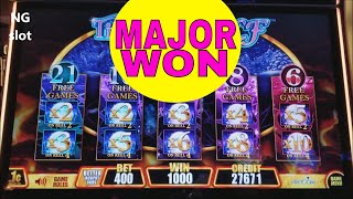 Timber Wolf Deluxe  Slot Machine Bonus  &  ★ MAJOR JACKPOT WON★ !!! Live Slot Play