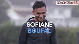 سفيان بوفال يفوز على لاعبي ساوثامبتون في تحدي صعب بمهارات عالية  ?️ ?️
