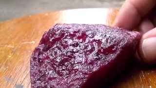 Đá quý ruby, Ruby tự nhiên, đá ruby thô đẹp