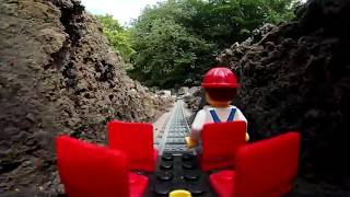 360 Long LEGO Train track setup outdoor in BrickWorld 4