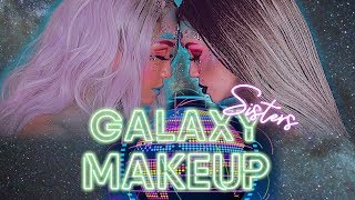 GALAXY SISTERS MAKEUP | 夏のフェスメイク | マリリンさんコラボ