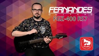 Электрогитара Fernandes FGZ-400 RS7 – суперстрат японского производства