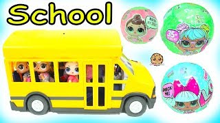 LOL Surprise Ride Bus + Go To School - Lil Sisters Baby Dolls Blind Bag