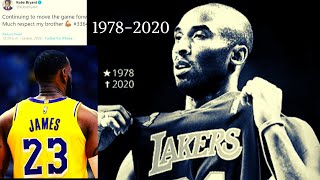 KOBE BRYANT DEJA MENSAJE A KING LEBRÓN JAMES ???