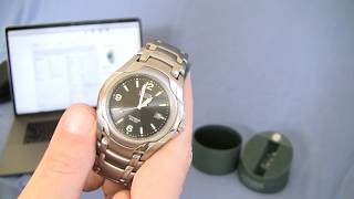 Citizen Eco-Drive Titanium BM6060-57F Watch Review and Watch Sizing