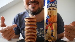 ASMR Deutsch – Prinzenrolle (famous German sandwich cookies)
