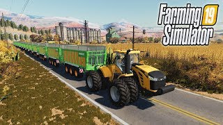 Карта "AMERICAN OUTBACK" и ЧИТЕРСКИЙ прицеп "Joskin Drakkar 8600". Farming Simulator 19