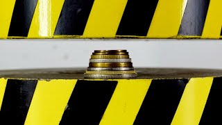 500 ТОННЫЙ ГИДРАВЛИЧЕСКИЙ ПРЕС ПРОТИВ МОНЕТ