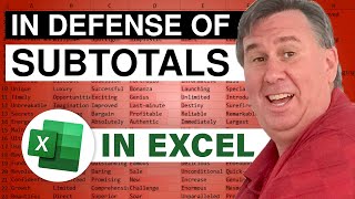 Excel Subtotals Are Awesome - 2428