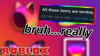 roblox players are REALLY COMPLAINING over FREE ITEMS...