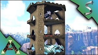 THE WYVERN TOWER! CASTLE BUILDING! - Ark: RAGNAROK [DLC Gameplay E40]