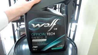 Моторное масло WOLF OFFICIALTECH 5W30 LL III