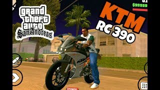 KTM RC 390 in GTA San Andreas | How to install KTM RC 390 mod in GTA San Andreas