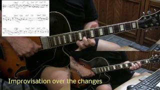 Blues For Alice - guitar jazz cover -Yvan Jacques