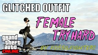 GTA 5 ONLINE GLITCHED OUTFIT FEMALE TRYHARD SHOWCASE BY FOSSILFIGHTER1 1.35