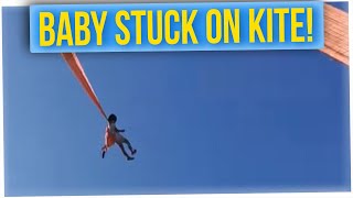 Girl Lifted 100ft Into Sky After Getting Caught On Kite (ft. AJ Rafael)