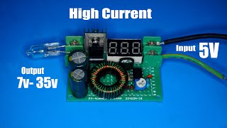 How to make 100W Step up boost converter with circuit diagram