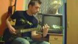 BADASS intro solo - ONE - Metallica cover + Backing Track & Tabs